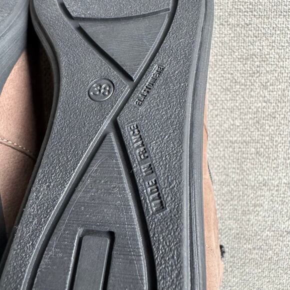 Aquitaine Boot Bella Leather Grey Nubuck Double Side Zip Comfort Casual 7-7.5 - Picture 7 of 11